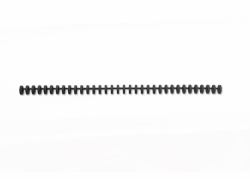 GBC ClickBind Binderücken, schwarz, 12mm [50] (GBC 388064E 12mm Black Clickbind Rings)