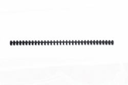 GBC ClickBind Binderücken, schwarz, 16mm [50] (GBC 387357E 16mm Black Clickbind Rings)