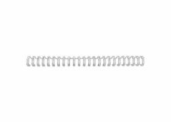 GBC WireBind Drahtbinderücken A5 24 Ringe, silber 8mm [100] (GBC 4400028 8mm A5 Silver Wire Binders)