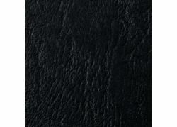 GBC LeatherGrain Umschlagmaterial A5, 250 g/m², schwarz [100] (GBC 4400017 Black Leathergrain Binding Covers)