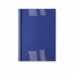 GBC Couvertures thermiques LeatherGrain 1,5 mm bleu roi [100] (GBC IB451003 Blue Leathergrain Thermal 1.5mm Binding Covers)