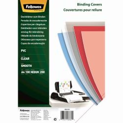 Fellowes 5376102 Umschlag A4 PVC Transparent 100 Stück[e] (PVC Cover A4 200 Microns Clear 100pk)