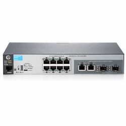 Aruba, a Hewlett Packard Enterprise company 2530-8G Managed L2 Gigabit Ethernet [10/100/1000] 1U Grey (HPE Aruba 2530-8G - Switch - Managed - 8 x 10/100/1000 + 2 x combo Gigabit SFP - desktop, rack...
