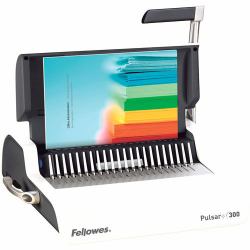 Fellowes Pulsar+ 300 300 Blätter Grau, Weiß (Pulsar+ 300 Manual Comb Binder EU/AU)