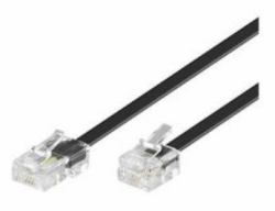 Microconnect MPK456S Telefonkabel 6 m Schwarz (RJ11-RJ45 6M M/M Black - 6P/4C-8P/4C - Warranty: 300M)