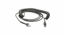 Datalogic 90A052055 barcode reader accessory USB cable (CAB-412 CABLE SH-5008 IBM USB - PWR+ COILED 4.6M)