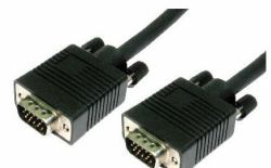Cables Direct CDEX-221K cable VGA 1 m VGA [D-Sub] Negro (CDL 1m SVGA Male to Male - Black)