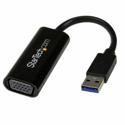 StarTech.com USB 3.0 to VGA Adapter, USB to VGA Monitor Converter for Windows, Slim [no support for macOS/ChromeOS/Linux] - TAA (USB 3.0 TO VGA ADAPTER EXTERNAL - DISPLAY VIDEO CONVERTER DONGLE)