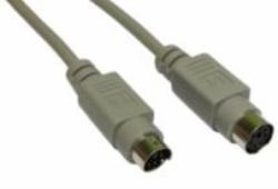 Cables Direct EX-110 PS/2-Kabel 10 m 6-p Mini-DIN Grau (CDL 10m PS/2 Extension Cable)