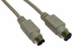 Cables Direct EX-103 PS/2-Kabel 3 m 6-p Mini-DIN Grau (CDL 3m PS/2 Extension Cable)
