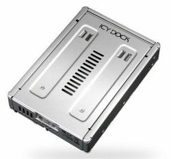 Icy Dock MB982IP-1S-1 Speicherlaufwerk-Docking-Station Silber (2,5" / 3,5" SAS SSD&HDD Silv - Warranty: 24M)