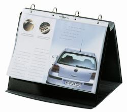 Durable Durastar Freistehend PVC Graphit, Grau (Durable DURASTAR Table Top Flipchart A4)