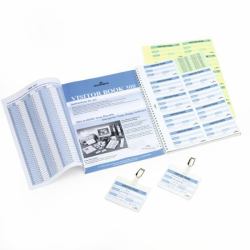 Durable 146600 visitor book (Durable GDPR Visitor Book Refill Pack 300 Name Badges & Security Sheet)