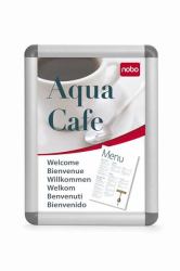 Nobo Plakatrahmen A3 (Nobo 1902213 A3 Clip Frame Silver and Grey)