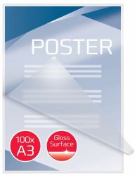 GBC Laminiertaschen f. Dokumente A3 2x75 Micron glänzend [100] (GBC 3200745 Document Pouch Gloss A3 75 micron)