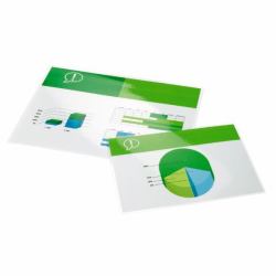 GBC Laminiertaschen f. Dokumente A4 2x125 Micron glänzend [100] (GBC 3200723 A4 Gloss Laminating Pouches)