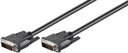 Microconnect MONCC1 DVI-Kabel 1 m DVI-D Schwarz (DVI-D 24+1-pin 1m M-M Black - Full HD 1080p, Dual Link, - HDTV Resolution max.: 2560 x 1600 Pixel, 60Hz - Warranty: 300M)