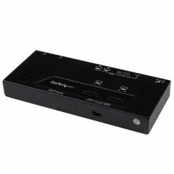 StarTech.com 2x2 Port HMDI Switch / Verteiler - Automatische Umschaltung mit IR-Fernbedienung - 1080p (2X2 HDMI MATRIX SWITCH - W/ AUTO SELECTING 1080P)