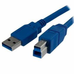 StarTech.com 1m SuperSpeed USB 3.0 A auf B Kabel - St/St (1M USB 3.0 A TO B CABLE - USB - 3.0 CORD M/M - BACK)