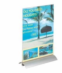 Durable PRESENTER A4 Acryl Transparent (Durable Table Display PRESENTER A4 Clear)
