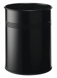 Durable 3300 Schwarz Stahl (Durable Perforated Waste Bin 15L Black)