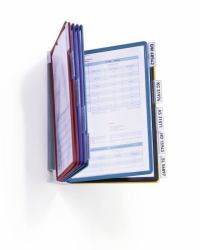Durable 556700 document display carousel Desk Portrait A4 (Durable VARIO WALL 10 A4 Assorted)