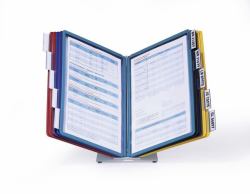 Durable VARIO document display carousel Desk Portrait A4 (Durable VARIO TABLE 10 A4 Assorted)