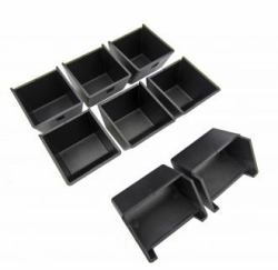 apg Solutions PK-15J-06-BX Bargeldaufbewahrungsbox Kunststoff Schwarz (WEIGHABLE COIN CUPS - FOR FLIPTOP DRAWERS)
