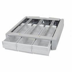 Ergotron 97-864 Multimedia Rollwagen-Zubehör Grau, Weiß Schublade (STYLEVIEW SUPPLEMENTAL TRIPLE - STORAGE DRAWER)