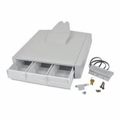 Ergotron 97-903 Multimedia Rollwagen-Zubehör Grau, Weiß Schublade (STYLEVIEW PRIMARY DRAWER - SV43 LAPTOP TRIPLE)