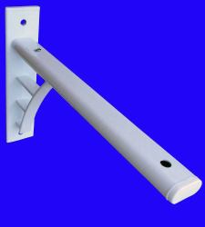 Sapphire AV SSB75 projector mount accessory Bracket Steel White (SSB75 Extension Bracket, 75cm, Pair)