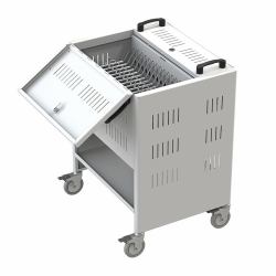 Loxit 7431 Wagen / Schrank für das Management mobiler Geräte Wagen zur Verwaltung tragbarer Geräte Weiß (7431 - TabCart&reg; 16 Charge)