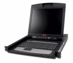 APC AP5717R console a rack 43,2 cm [17"] 1280 x 1024 Pixel Nero 1U (APC LCD Console - Console KVM - 17" - montabile in rack - 1280 x 1024 @ 75 Hz - nero - 1U - per P/N: SMX1000CUS, SMX1500RM2UCNCUS...
