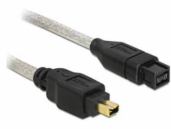 DeLOCK FireWire A/B, 2.0m 2 m Grau (Kabel Typ-A Stecker zu Buchse ShapeCable, USB 5 Gbps, 0, 15 m, Daten, DatenÃ¼bertragung)