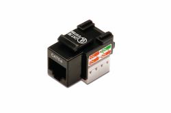Digitus CAT 5e Keystone Modul, ungeschirmt RJ45 zu LSA, Farbe Schwarz (DIGITUS Professional DN-93501 - modula)