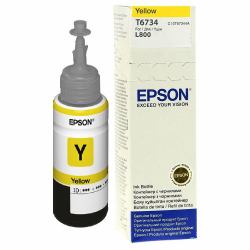 Epson T6734 Original (Epson T6734 - 70 ml - Gelb - original - NachfÃ¼lltinte - fÃ¼r Epson L1800, L800, L805, L810, L850, EcoTank L1800)