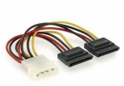 Gembird CC-SATA-PSY2 SATA cable 0.15 m (1 SATA TO 2 X 4 PIN POWER - FEMALE 0,15M)