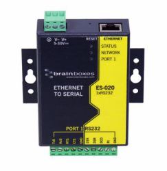 Brainboxes ES-020 Serien-Server RS-232 (Brainboxes Ethernet to 1 x Serial ES-020)