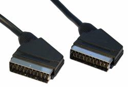 Cables Direct 1m SCART 1m SCART [21-pin] SCART [21-pin] Schwarz SCART-Kabel (CDL 1m 21 Pin SCART Cable)