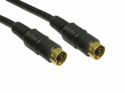 Cables Direct 2VV-02 S-Videokabel 2 m S-Video [4-pin] Schwarz (CDL 2m S-Video Cable)