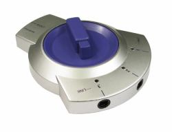 Cables Direct 3-TOSSWITCH Audio-Switch Metallisch, Violett (CDL 3 Port TOSLINK Switch)