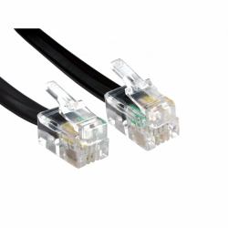 Cables Direct 88BCD-102K Telefonkabel 2 m Schwarz (CDL 2m Coiled Handset Cord - Black)