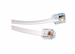 Cables Direct BT-107.5 Telefonkabel 7,5 m Weiß (CDL 7.5m RJ11 to RJ11 Modem Cable)
