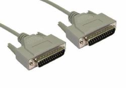 Cables Direct SL-666 serial cable White 3 m D25 (CDL D25[M]-D25[M] Data Transfer)