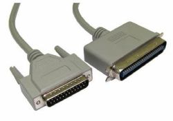 Cables Direct SS-002 SCSI-Kabel Weiß Extern 2 m Centronics C50 DB25 (CDL 2M D25M-50 Centronic M ROHS)