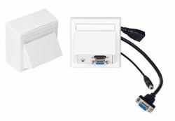 Vivolink WI221192 Steckdose HDMI + VGA + 3.5mm Weiß (Wall box VGA, HDMI + 3,5mm - aud inc Thorsmann wall box . - Warranty: 12M)