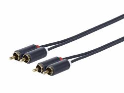 Vivolink PRORCARCA30 Audio-Kabel 30 m 2 x RCA Schwarz (2 X RCA - 2 X RCA M-M - . - Warranty: 1188M)