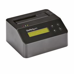 StarTech.com 1-Bay Festplatten Löscher, Selbständiges HDD/SSD Löschgerät, USB 3.0 auf SATA II [3 Gbit/s], 9 Löschmodi, LCD Bildschirm, Secure Erase, DB9 Druckeranschluss, TAA Konform (QUICK AN...
