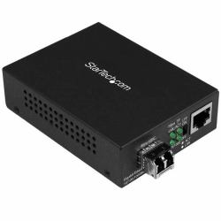 StarTech.com Gigabit Ethernet Glasfaser Medienkonverter - 850nm MM LC - 500m (10/100/1000 ETHERNET NETWORK TO - FIBER CONVERTER W/ SFP TRNCV)
