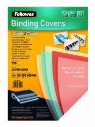 Fellowes 5376001 Umschlag A4 PVC Transparent 100 Stück[e] (Fellowes 5376001 PVC COVER A4 150 MICRONS CLEAR 100 PK)